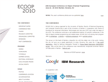 Tablet Screenshot of ecoop2010.uni-mb.si