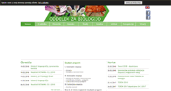 Desktop Screenshot of biologija.fnm.uni-mb.si