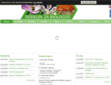 Tablet Screenshot of biologija.fnm.uni-mb.si